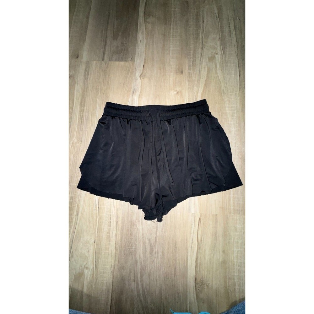 Girls Btween Size 14 Butterfly Flowy Active Shorts Black And Blue BUNDLE